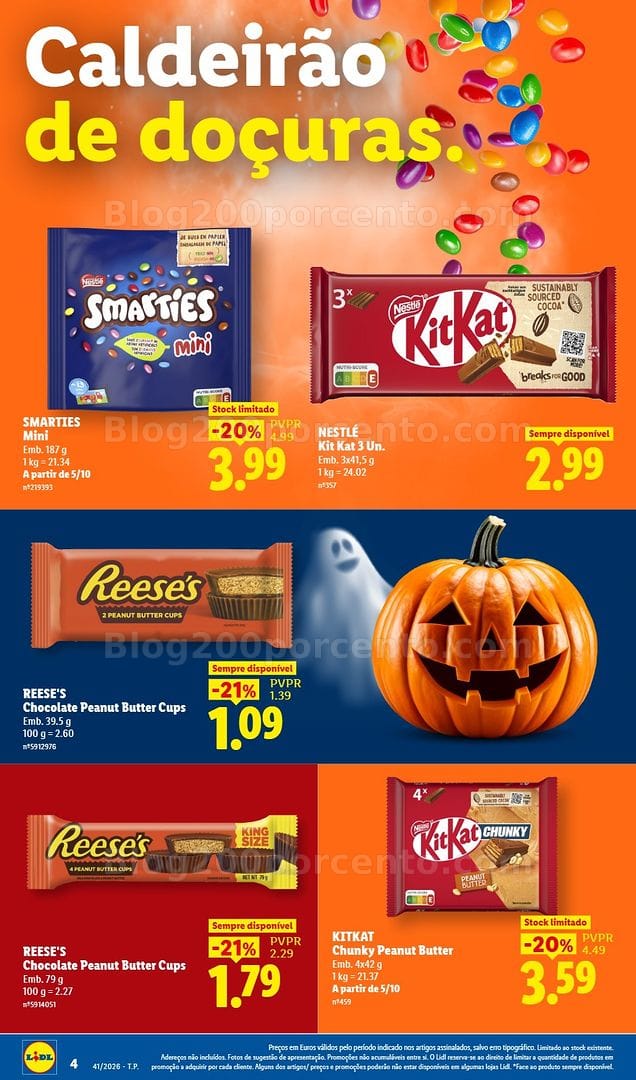 Antevisão Folheto LIDL Halloween Extra Promoções de 5 a 11 outubro