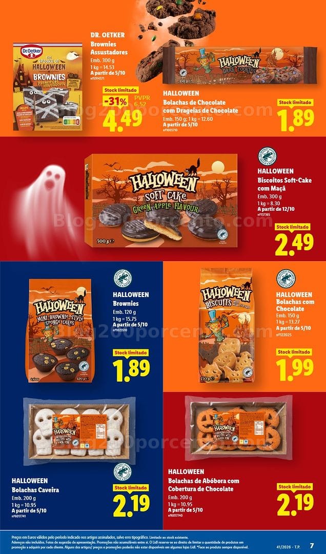 Antevisão Folheto LIDL Halloween Extra Promoções de 5 a 11 outubro