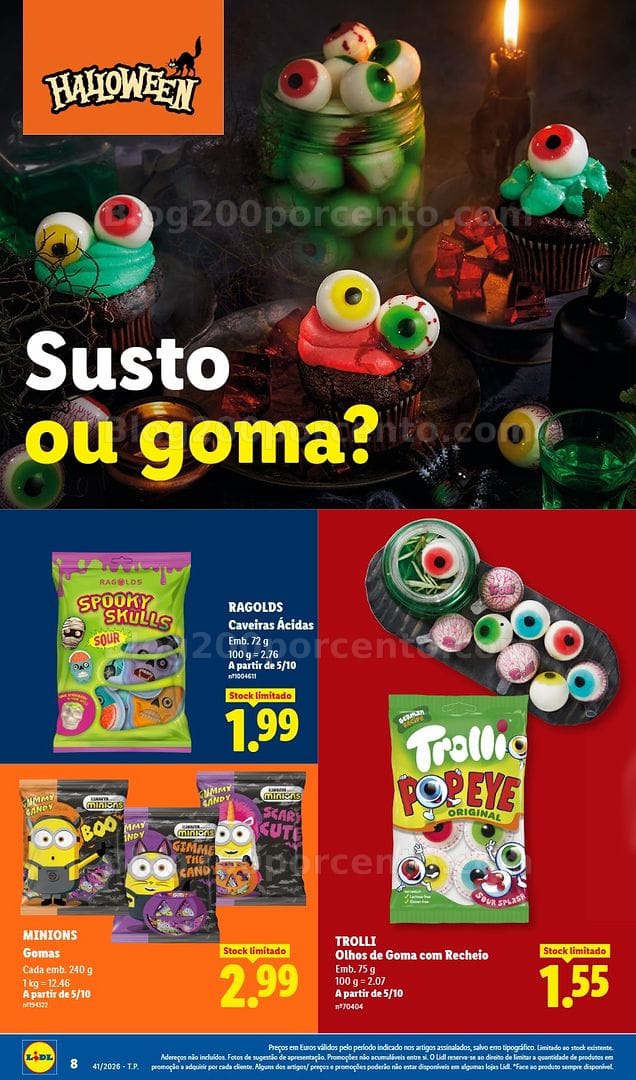 Antevisão Folheto LIDL Halloween Extra Promoções de 5 a 11 outubro