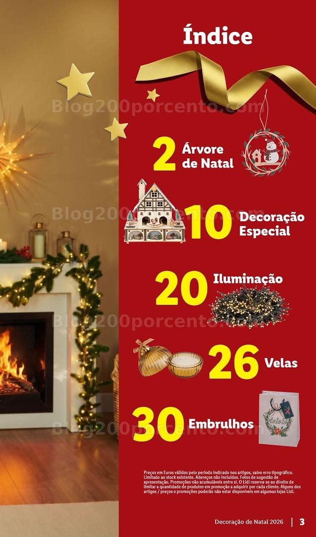 Antevisão Folheto LIDL Especial Decoração de Natal Promoções a partir de 26 outubro