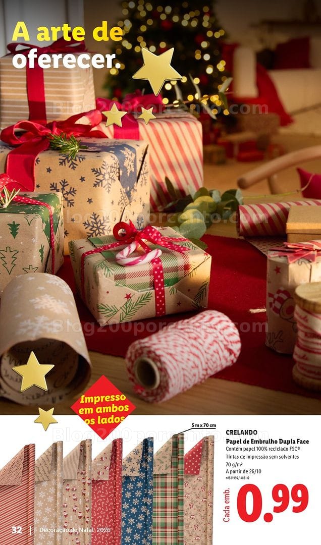 Antevisão Folheto LIDL Especial Decoração de Natal Promoções a partir de 26 outubro