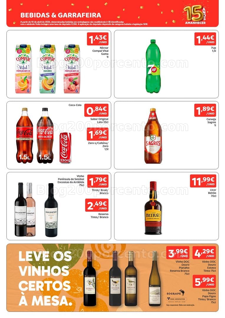 Antevisão Folheto AMANHECER Promoções de 1 a 7 outubro