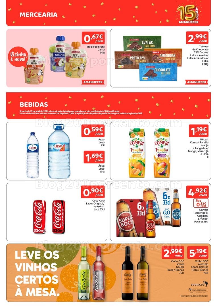 Antevisão Folheto AMANHECER Promoções de 15 a 21 outubro