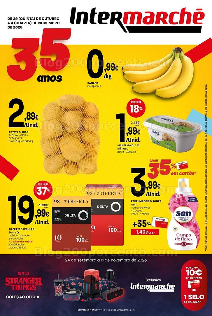 Antevisão Folheto INTERMARCHÉ Mini Promoções de 29 outubro a 4 novembro
