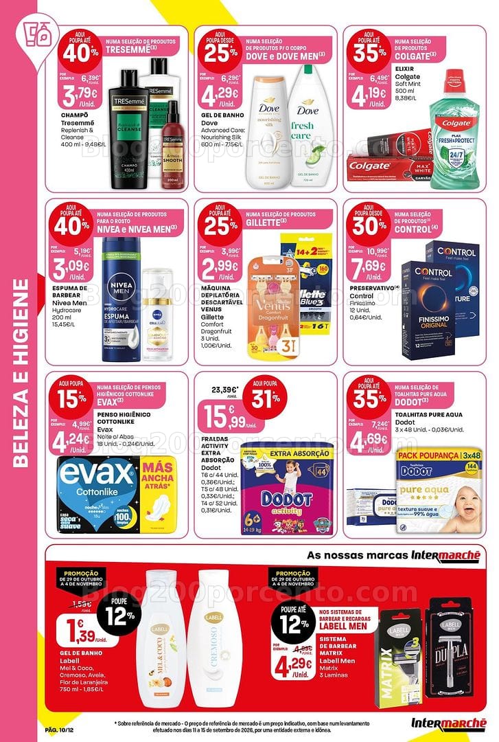 Antevisão Folheto INTERMARCHÉ Mini Promoções de 29 outubro a 4 novembro
