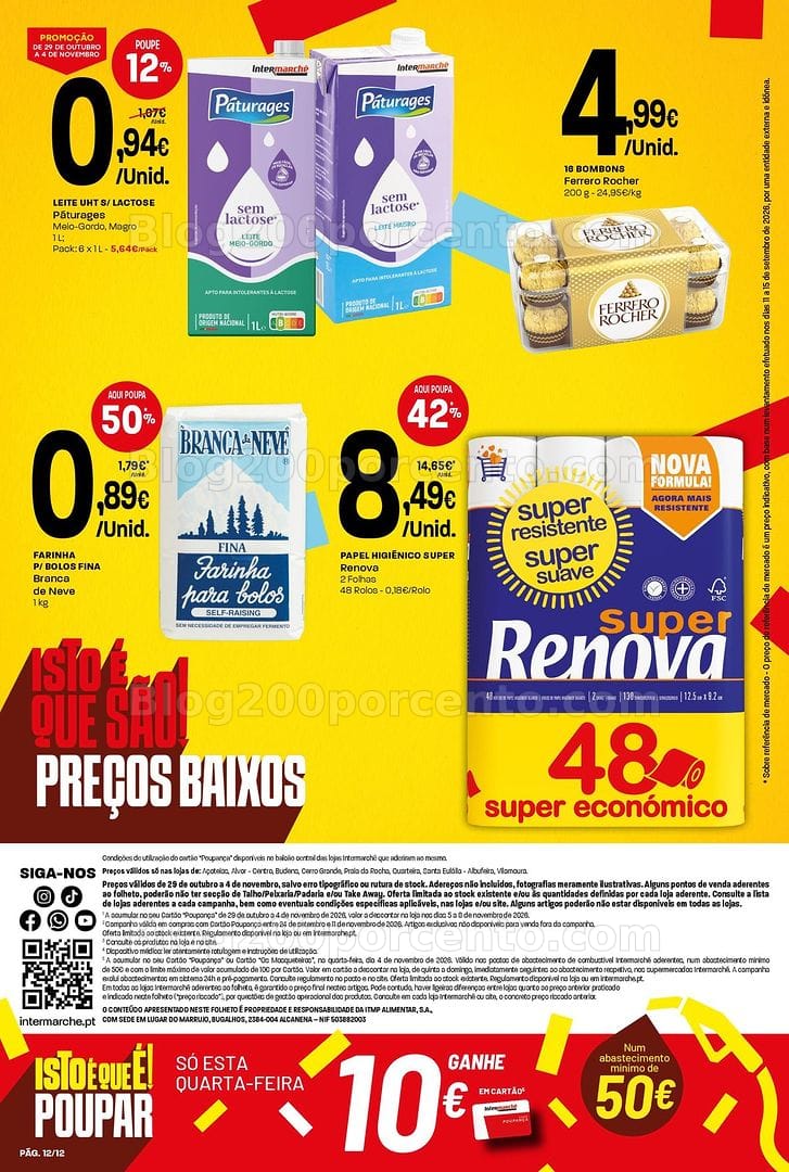 Antevisão Folheto INTERMARCHÉ Mini Promoções de 29 outubro a 4 novembro