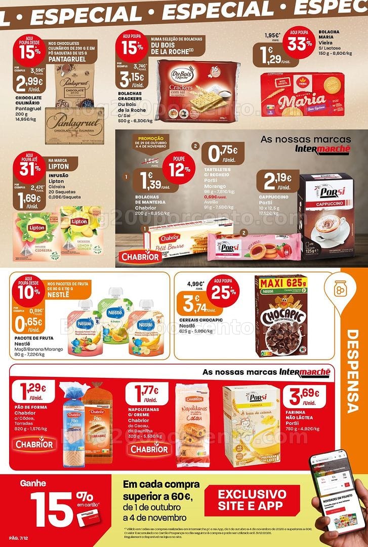 Antevisão Folheto INTERMARCHÉ Mini Promoções de 29 outubro a 4 novembro