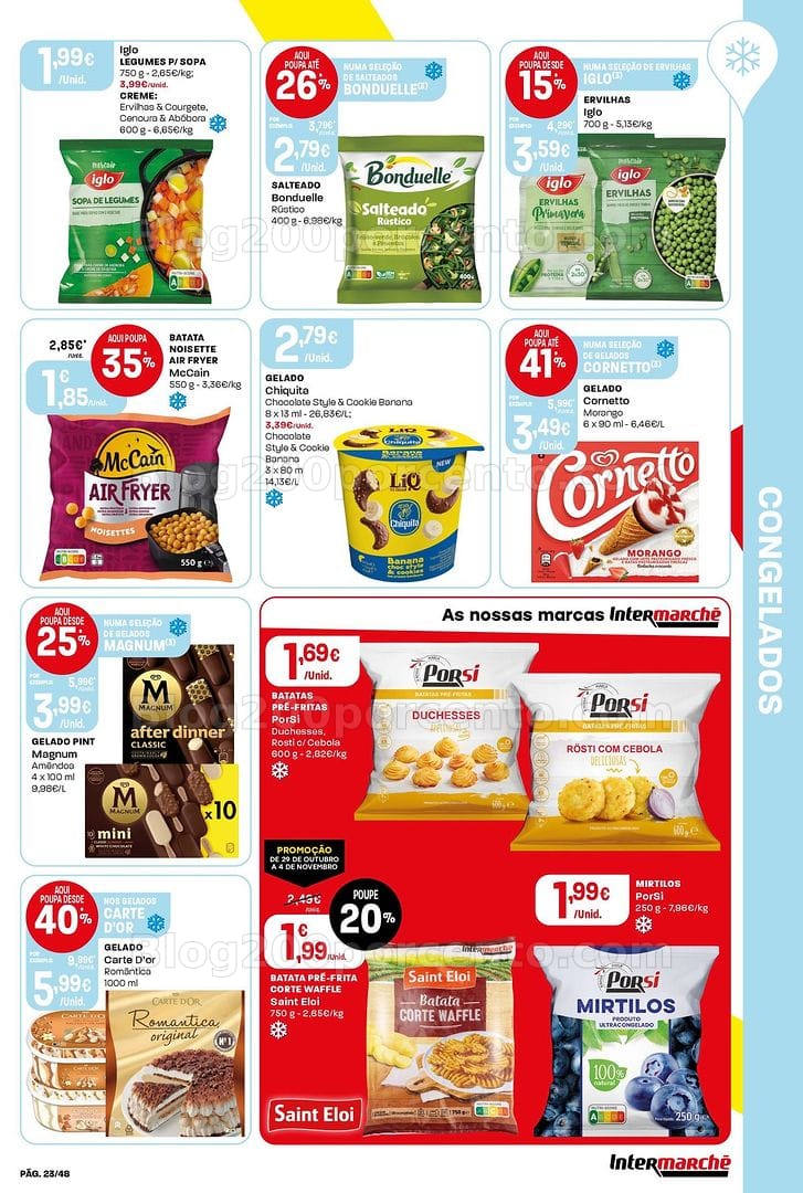 Antevisão Folheto INTERMARCHÉ Super Promoções de 29 outubro a 4 novembro