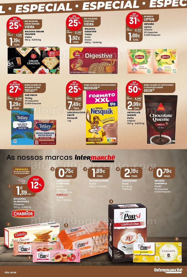 Antevisão Folheto INTERMARCHÉ Super Promoções de 29 outubro a 4 novembro