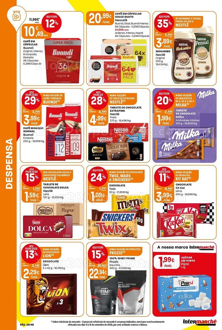 Antevisão Folheto INTERMARCHÉ Super Promoções de 29 outubro a 4 novembro