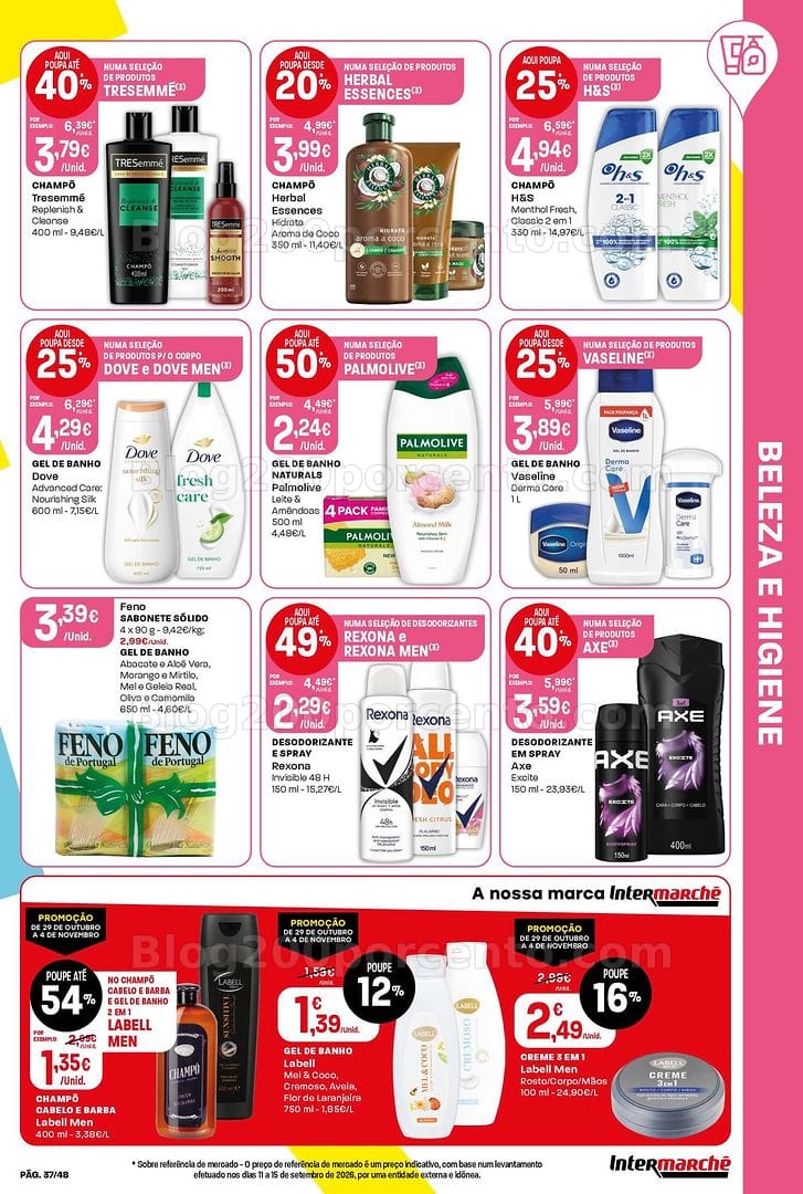 Antevisão Folheto INTERMARCHÉ Super Promoções de 29 outubro a 4 novembro