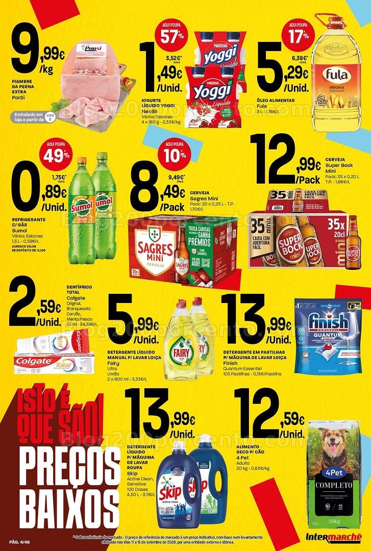 Antevisão Folheto INTERMARCHÉ Super Promoções de 29 outubro a 4 novembro