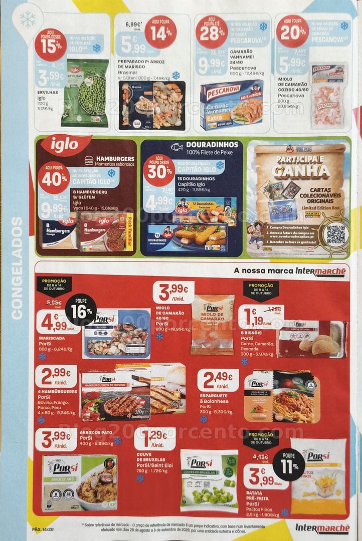 Antevisão Folheto INTERMARCHÉ Promoções de 8 a 14 outubro
