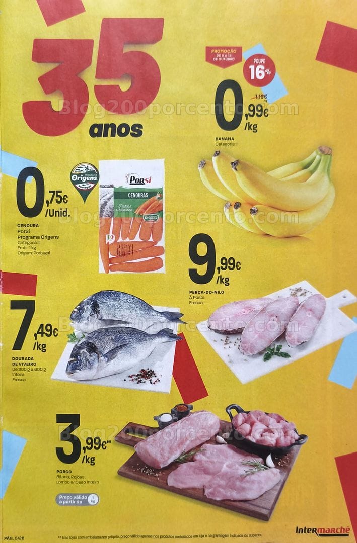Antevisão Folheto INTERMARCHÉ Promoções de 8 a 14 outubro