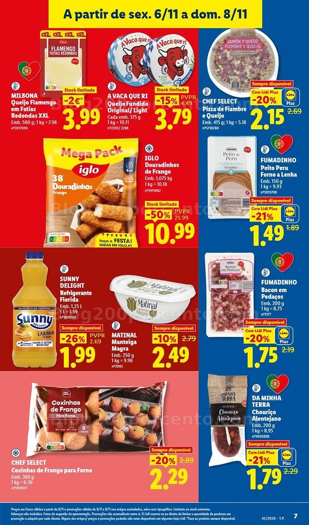 Antevisão Folheto LIDL Promoções Fim de Semana - 6 a 8 novembro