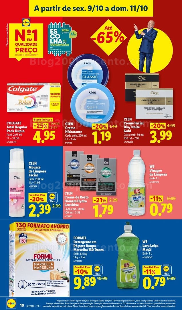 Antevisão Folheto LIDL Promoções Fim de Semana - 9 a 15 outubro
