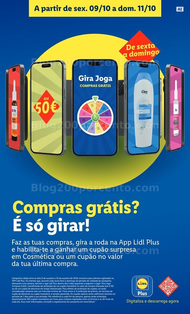 Antevisão Folheto LIDL Promoções Fim de Semana - 9 a 15 outubro