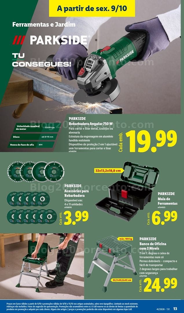 Antevisão Folheto LIDL Promoções Fim de Semana - 9 a 15 outubro