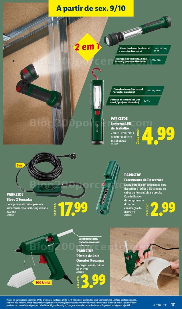 Antevisão Folheto LIDL Promoções Fim de Semana - 9 a 15 outubro