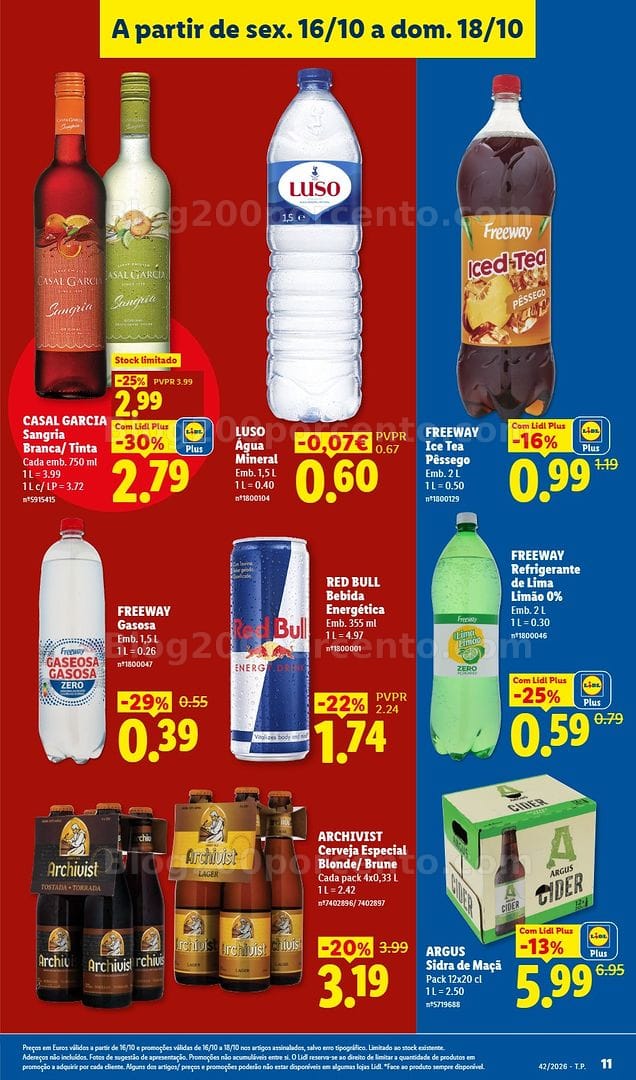 Antevisão Folheto LIDL Promoções Fim de Semana - 16 a 18 outubro - Edição Digital