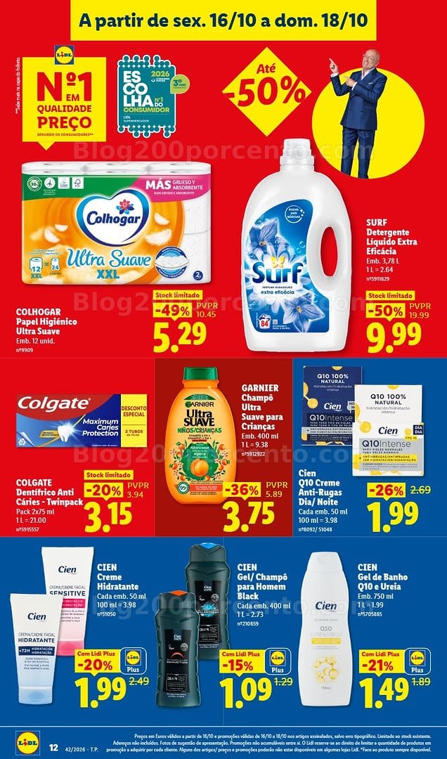 Antevisão Folheto LIDL Promoções Fim de Semana - 16 a 18 outubro - Edição Digital