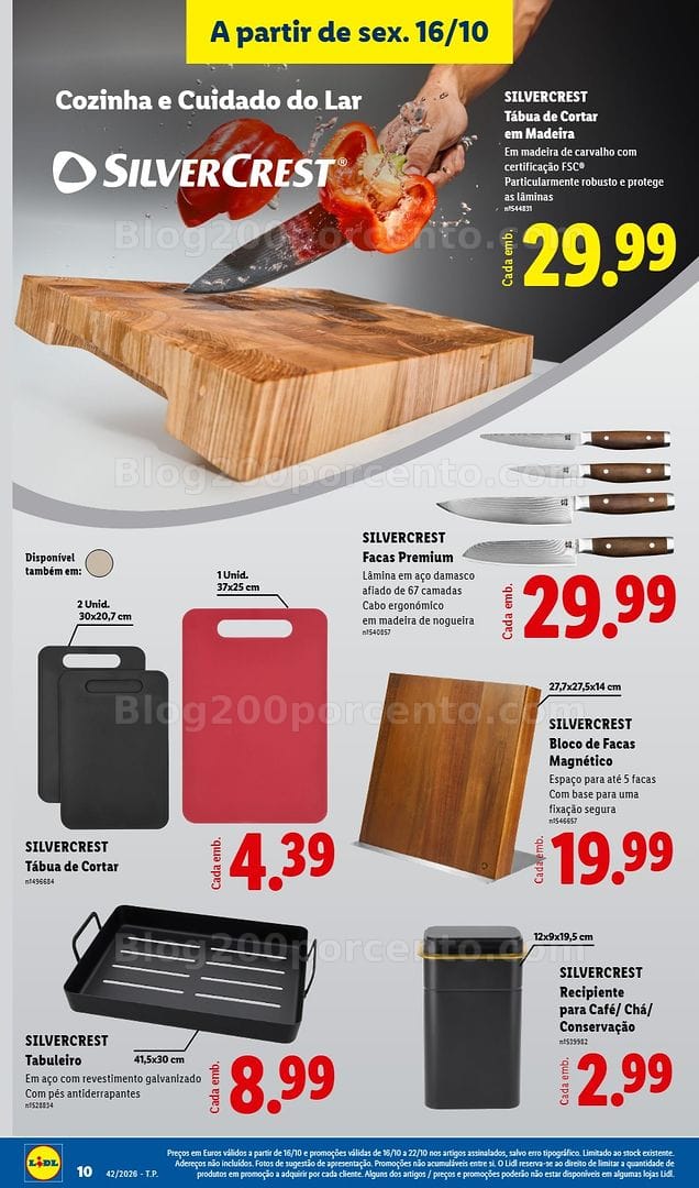 Antevisão Folheto LIDL Promoções Fim de Semana - 16 a 18 outubro - Edição Digital