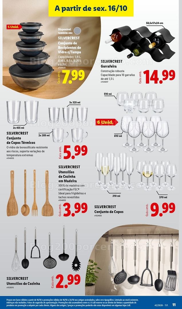 Antevisão Folheto LIDL Promoções Fim de Semana - 16 a 18 outubro - Edição Digital