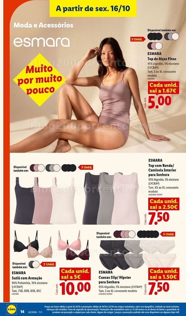 Antevisão Folheto LIDL Promoções Fim de Semana - 16 a 18 outubro - Edição Digital