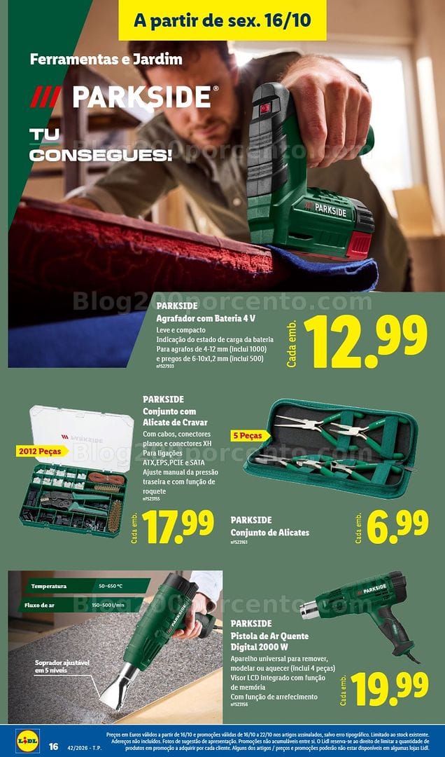 Antevisão Folheto LIDL Promoções Fim de Semana - 16 a 18 outubro - Edição Digital