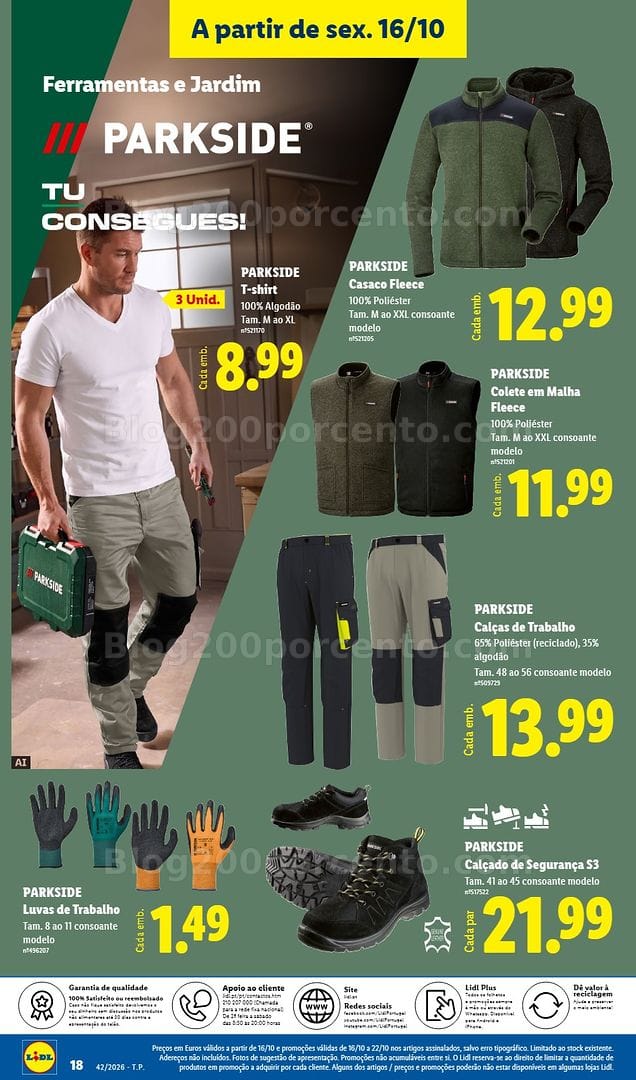 Antevisão Folheto LIDL Promoções Fim de Semana - 16 a 18 outubro - Edição Digital