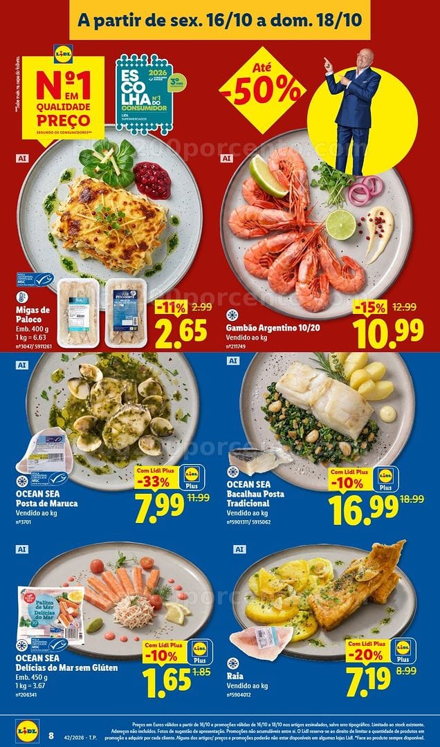 Antevisão Folheto LIDL Promoções Fim de Semana - 16 a 18 outubro - Edição Digital