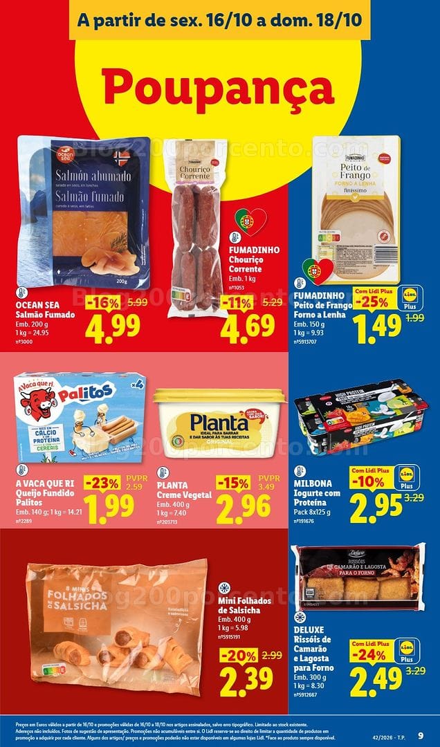 Antevisão Folheto LIDL Promoções Fim de Semana - 16 a 18 outubro - Edição Digital