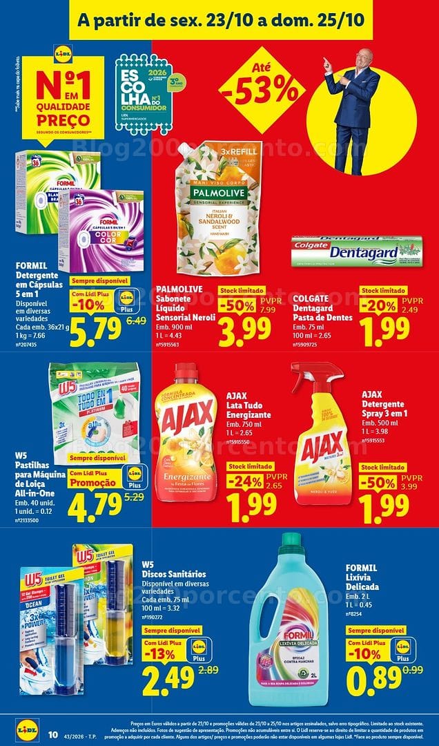 Antevisão Folheto LIDL Promoções Fim de Semana - 23 a 25 outubro - Edição Digital