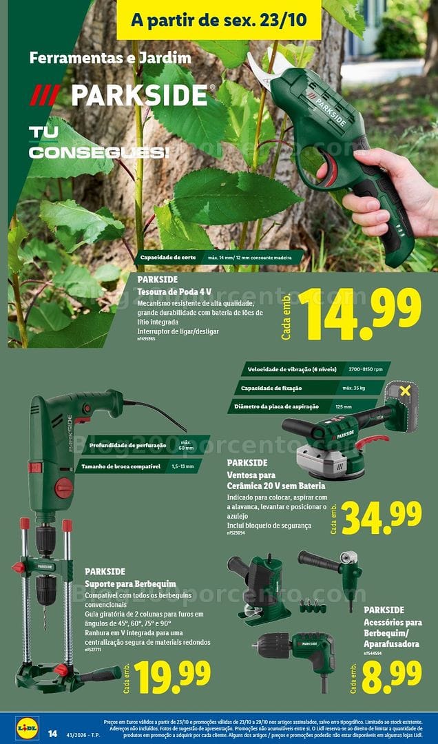 Antevisão Folheto LIDL Promoções Fim de Semana - 23 a 25 outubro - Edição Digital