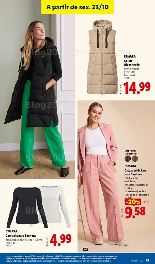 Antevisão Folheto LIDL Promoções Fim de Semana - 23 a 25 outubro - Edição Digital