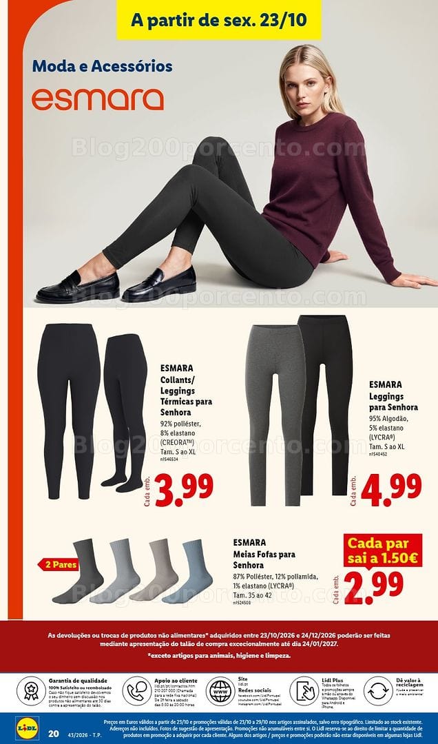 Antevisão Folheto LIDL Promoções Fim de Semana - 23 a 25 outubro - Edição Digital