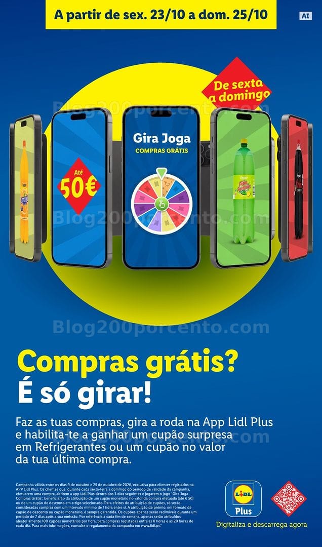 Antevisão Folheto LIDL Promoções Fim de Semana - 23 a 25 outubro - Edição Digital