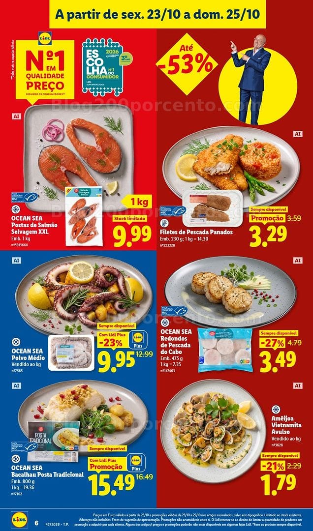 Antevisão Folheto LIDL Promoções Fim de Semana - 23 a 25 outubro - Edição Digital