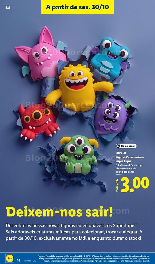 Antevisão Folheto LIDL Fim de Semana Promoções de 30 outubro a 1 novembro
