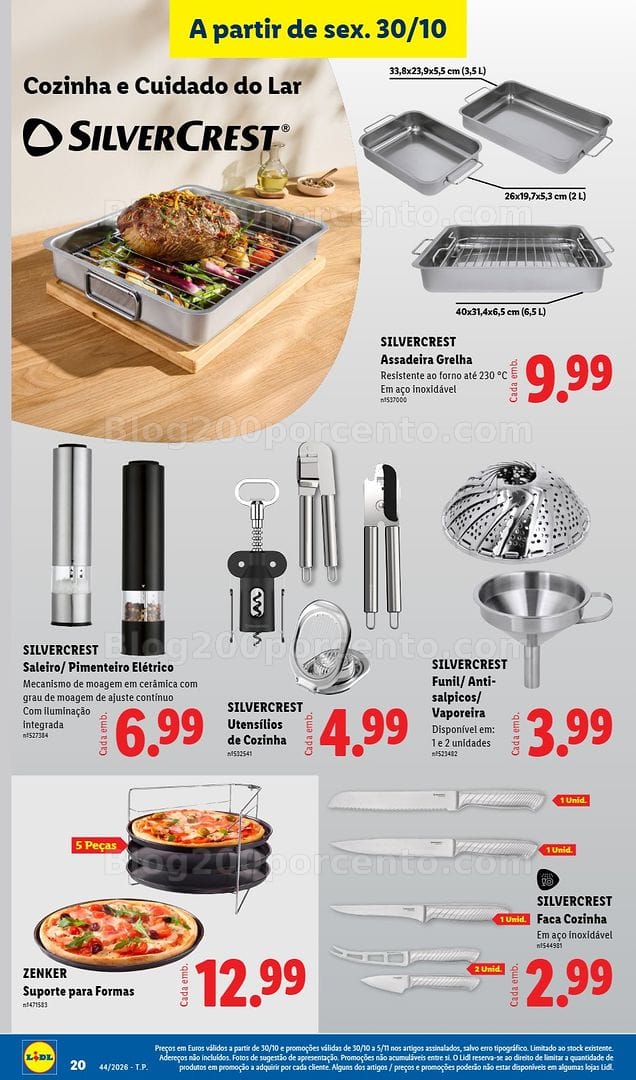 Antevisão Folheto LIDL Fim de Semana Promoções de 30 outubro a 1 novembro