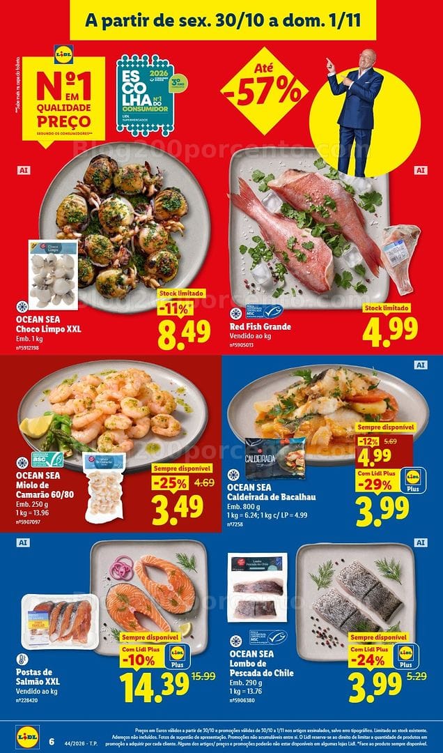 Antevisão Folheto LIDL Fim de Semana Promoções de 30 outubro a 1 novembro