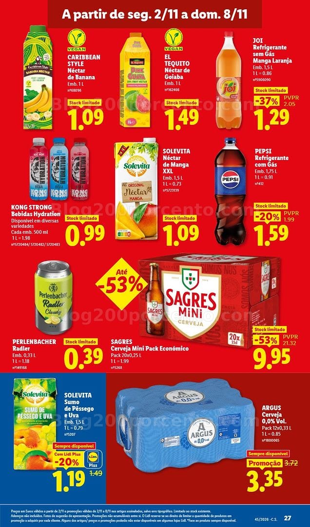 Antevisão Folheto LIDL Promoções de 2 a 8 novembro