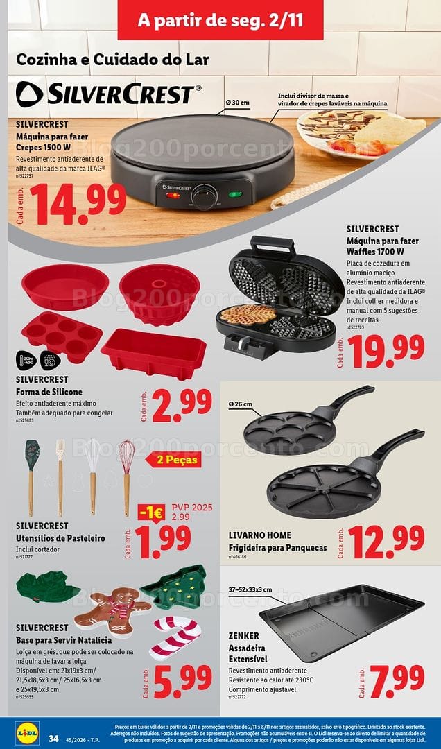Antevisão Folheto LIDL Promoções de 2 a 8 novembro