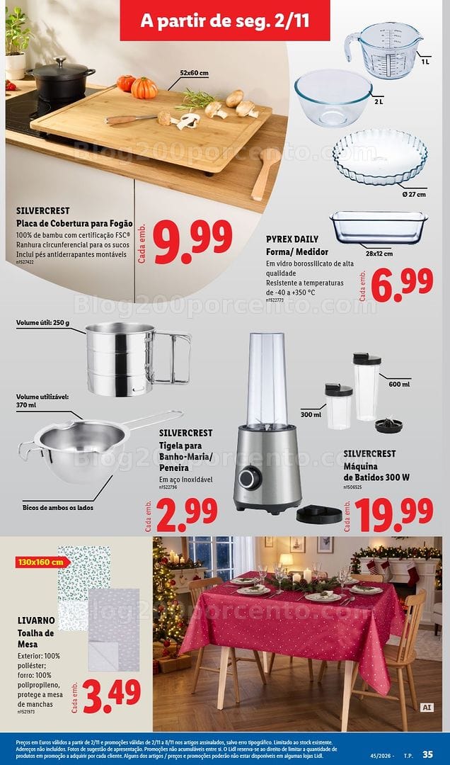 Antevisão Folheto LIDL Promoções de 2 a 8 novembro