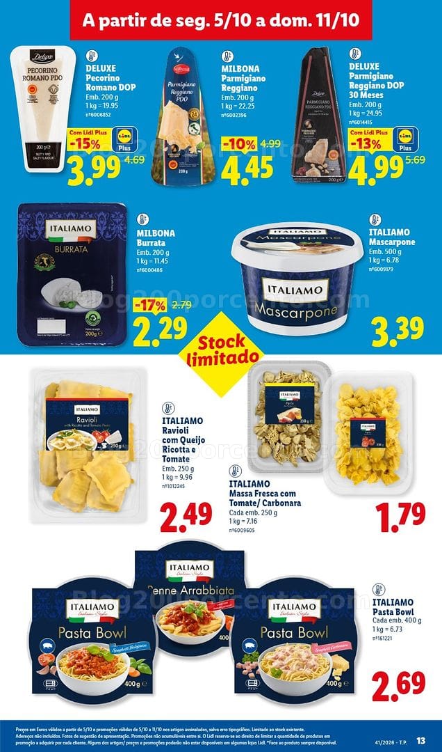 Antevisão Folheto LIDL Promoções de 5 a 11 outubro