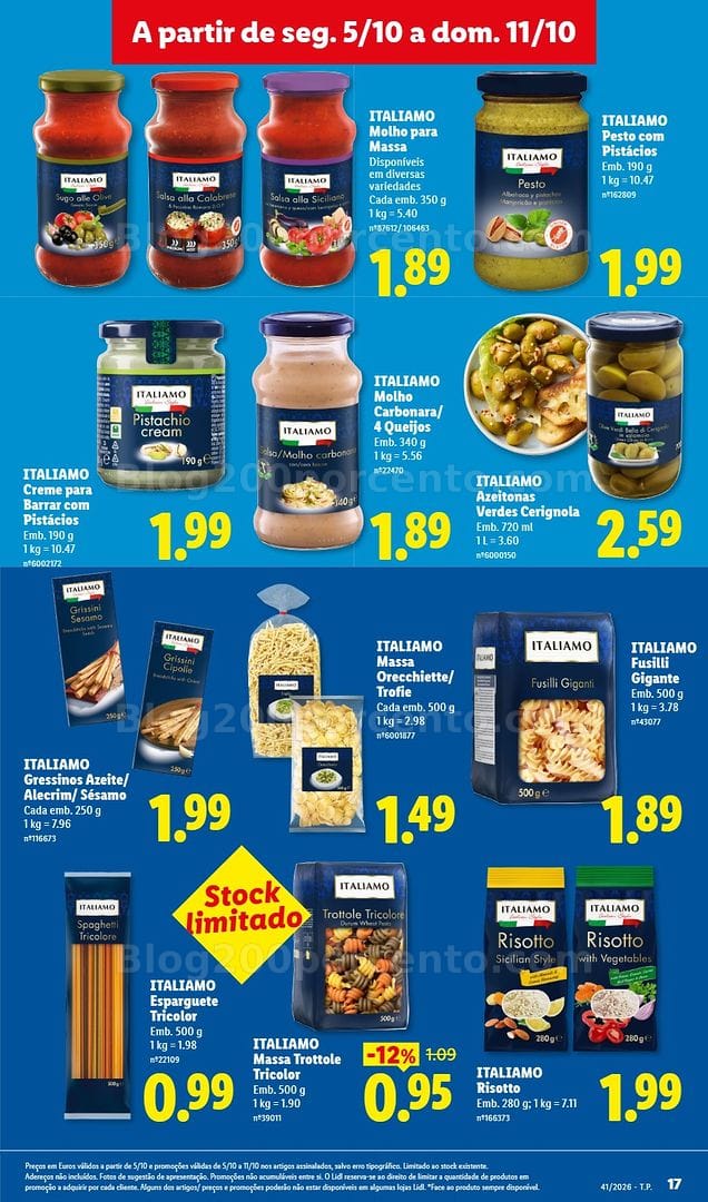 Antevisão Folheto LIDL Promoções de 5 a 11 outubro