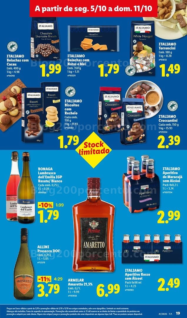 Antevisão Folheto LIDL Promoções de 5 a 11 outubro