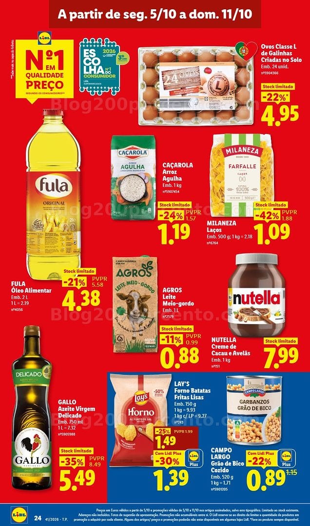 Antevisão Folheto LIDL Promoções de 5 a 11 outubro