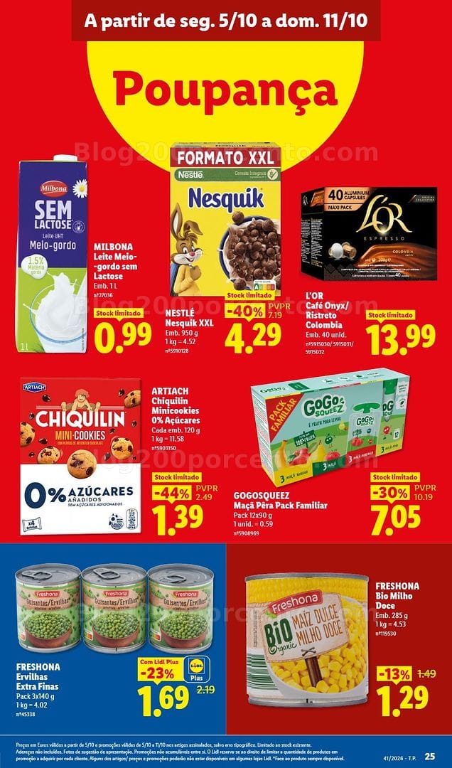 Antevisão Folheto LIDL Promoções de 5 a 11 outubro