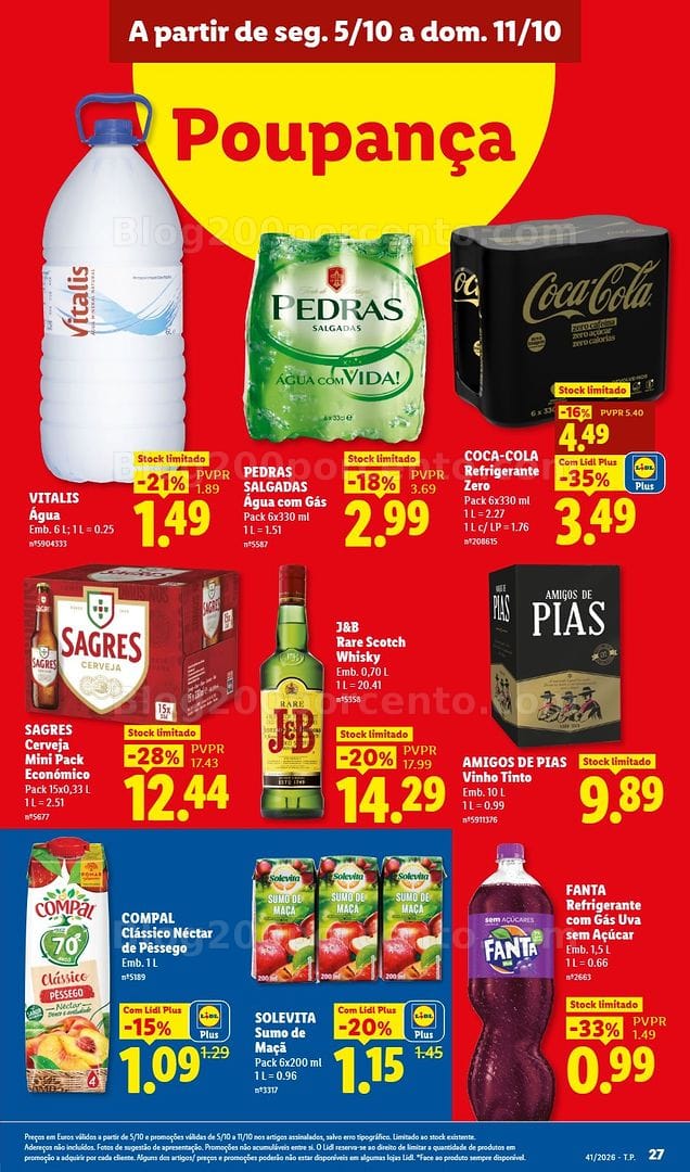 Antevisão Folheto LIDL Promoções de 5 a 11 outubro